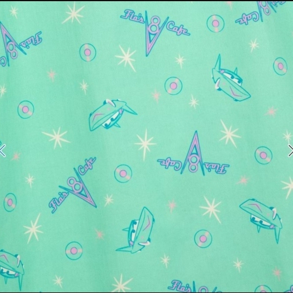 Disney Aqua and Pink Midi Dress - Picture 7 of 8